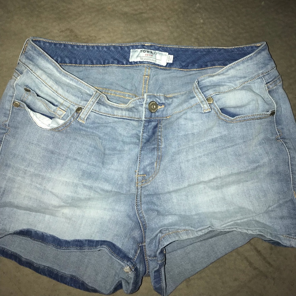 Torrid Denim Shorts NWOT